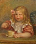 Pierre-Auguste Renoir Coco Eating His Soup oil painting